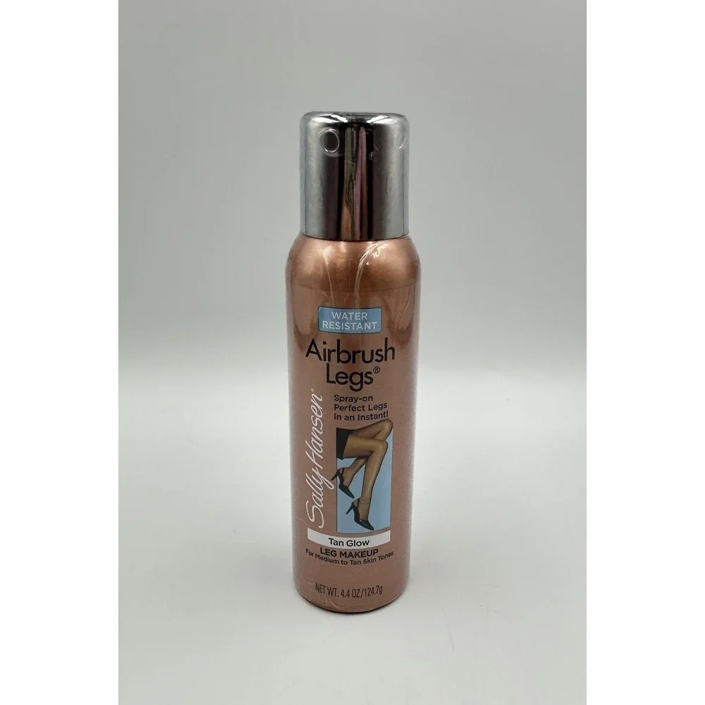 Sally Hansen Airbrush Legs Spray-On Tan Glow 3703-03 Water Resistant New Sealed